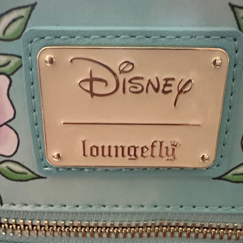 Loungefly Disney Stitch Floral with ducks Backpack and Wallet - NWT - Picture 2 of 6
